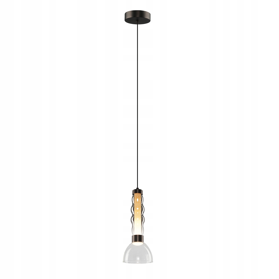 MiLAGRO Závesná lampa Lucco Smoked 13W Stropný luster Osvetlenie
