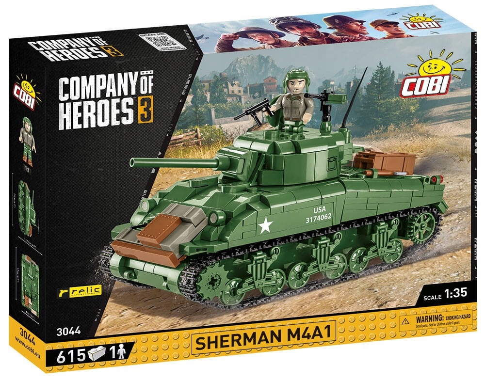 

Klocki Kompania Braci Sherman M4A1 Sobi