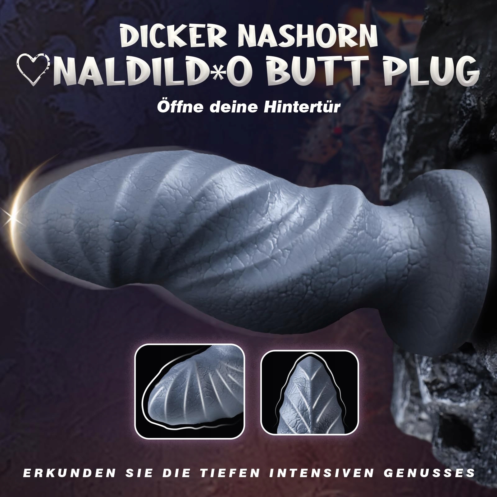 DICK Monsterdildo XXL Dildo Fantasy Tekstura Przyssawka Masaż Prostaty — miniatura 3