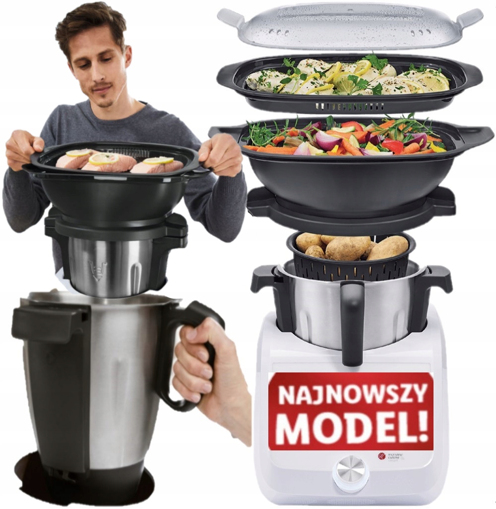 Monsieur Cuisine Smart 2024 Lidlomix 8 Palců Nejnovější Model XXL Recepty