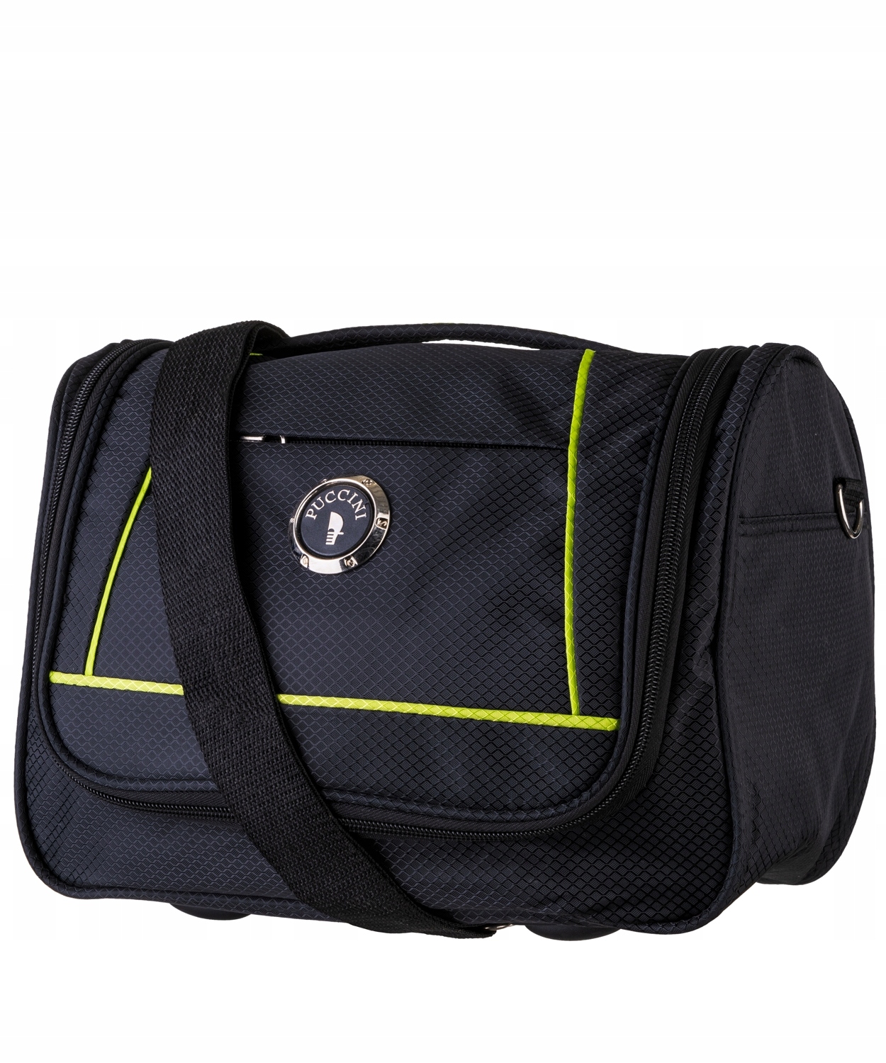 Kuferek miękki Puccini Padwa QM80451 1 Czarny