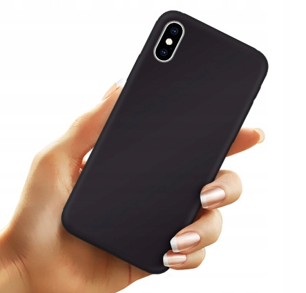 

Czarne Etui do Iphone Xs Matt Obudowa Case