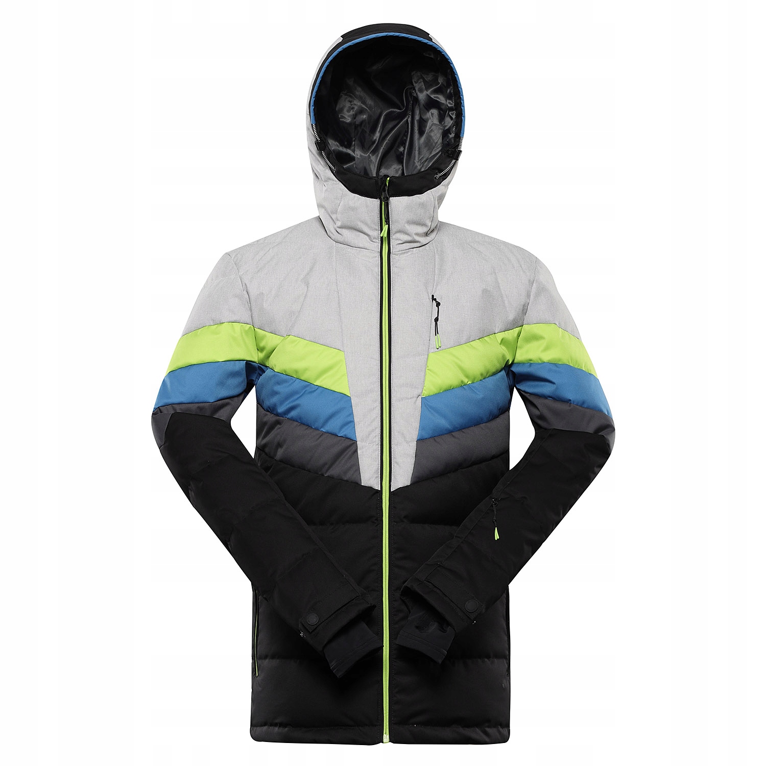 Alpine Pro Kurtka męska narciarska puchowa 10000 Feedr czarny r.XL