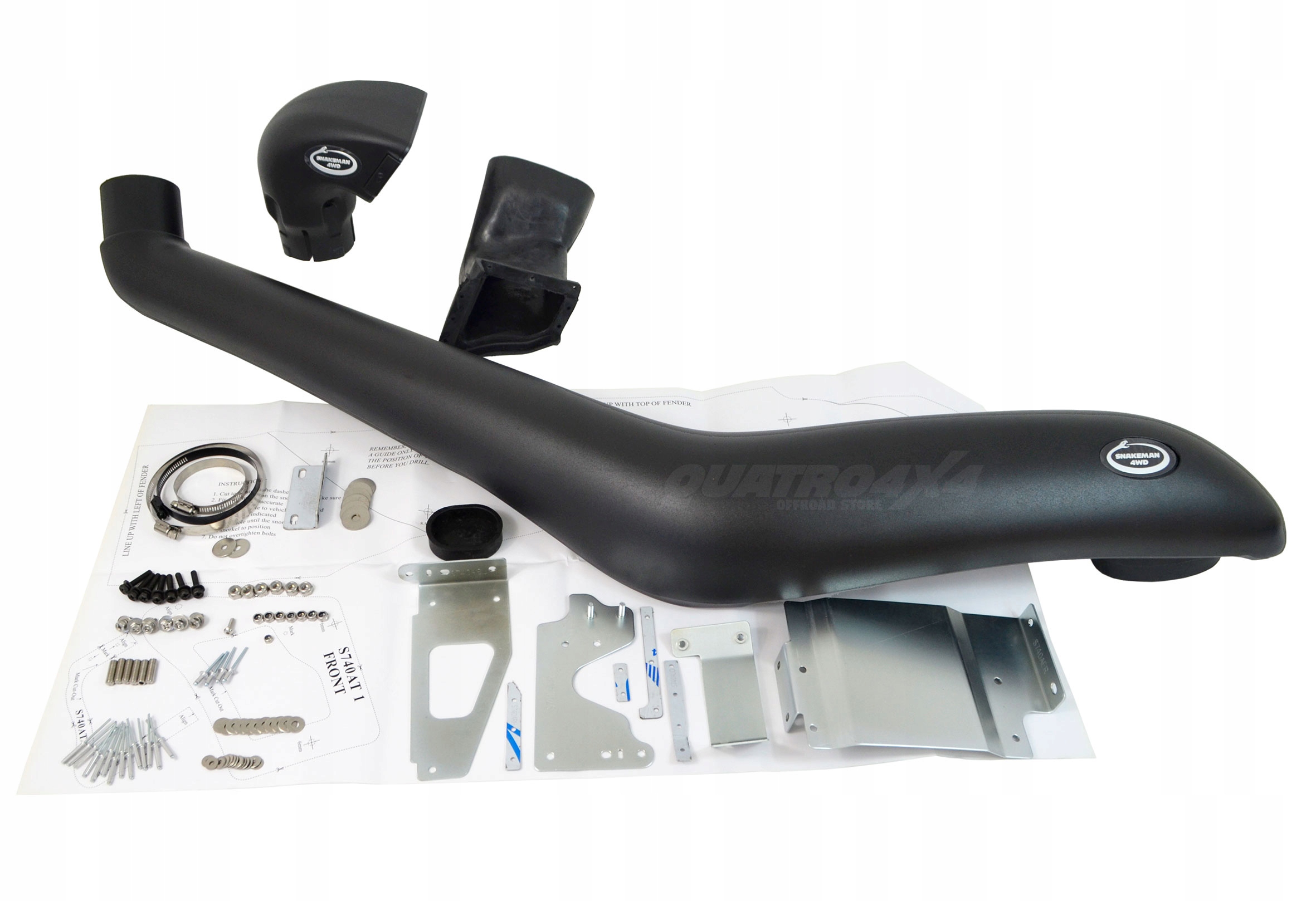 Nissan Navara D23 NP300 (2015+) Snorkel Lldpe Vstup Vzduchu Snakeman