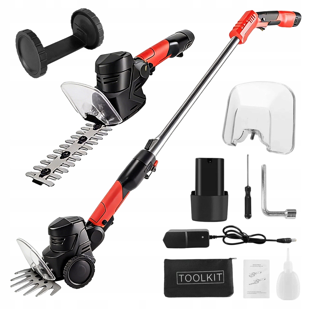 Akumulatorowe Nożyce Z Trawy I Krzewów Teleskopowa Podkaszarka Ogrodowa 12V