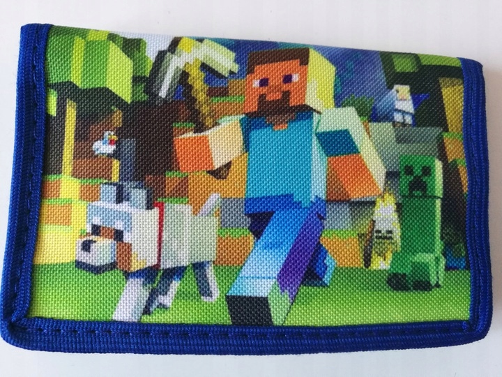 MINECRAFT Rozkladací peračník + Peňaženka + ľadvinka Gender Boys