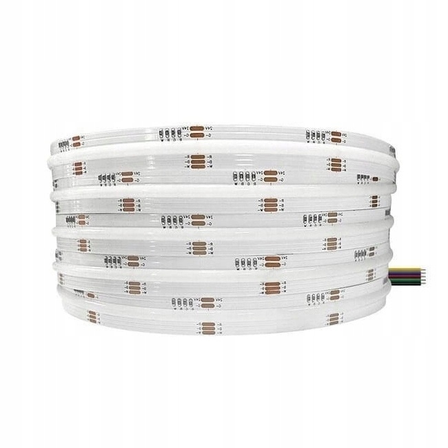 Led pásek Cob 784 LED/m Rgbw Cw 15W/m 24V 5m 4IN1 jedna řada více barev