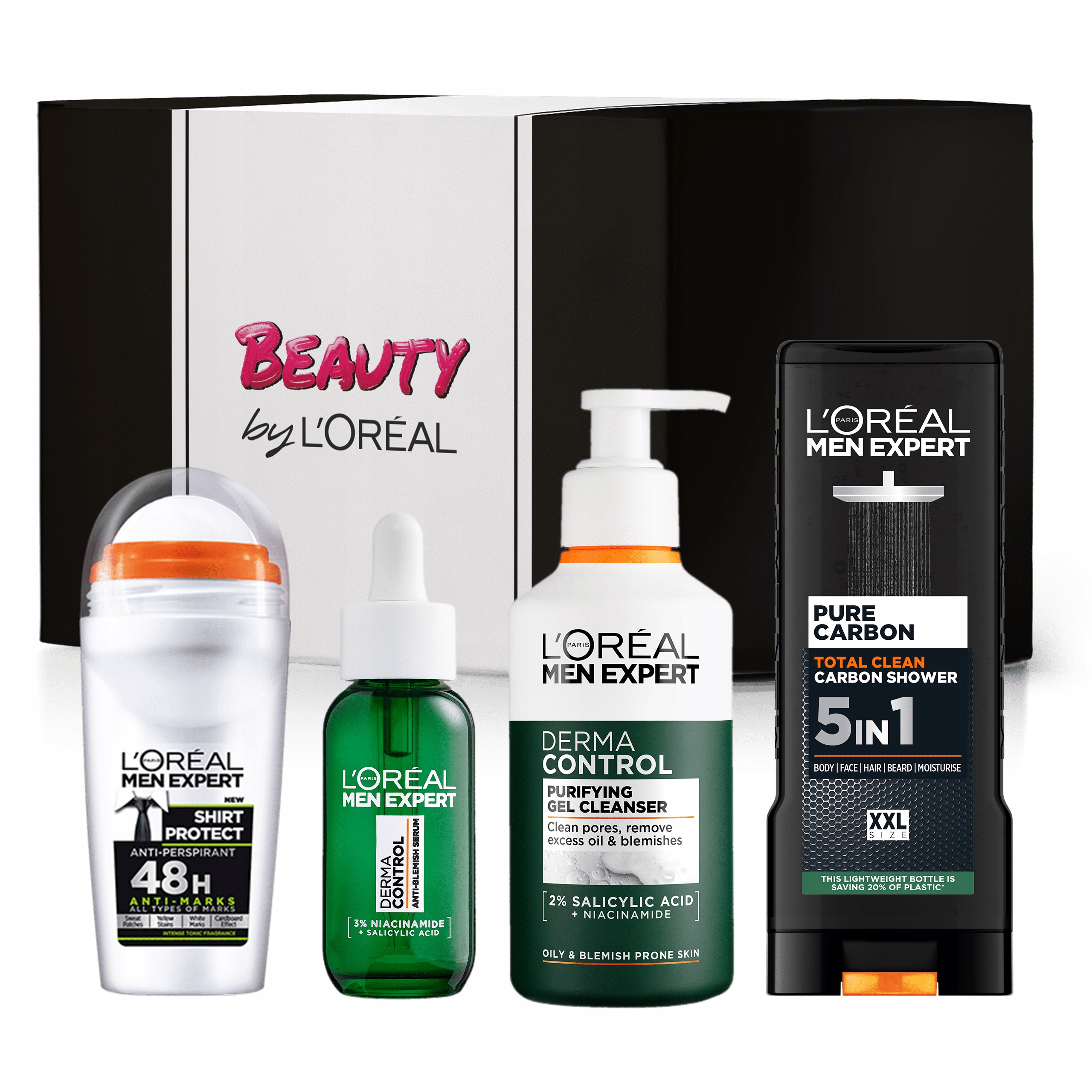 Zestaw L'Oréal Men Expert Derma Control Żel pod Prysznic i Antyperspirant