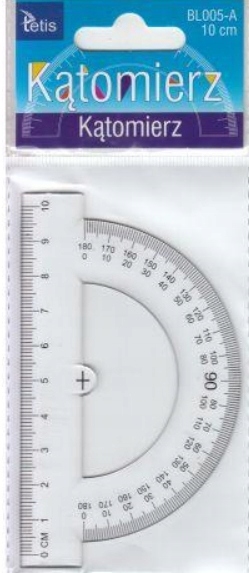 

Kątomierz 10 cm 180st Tetis