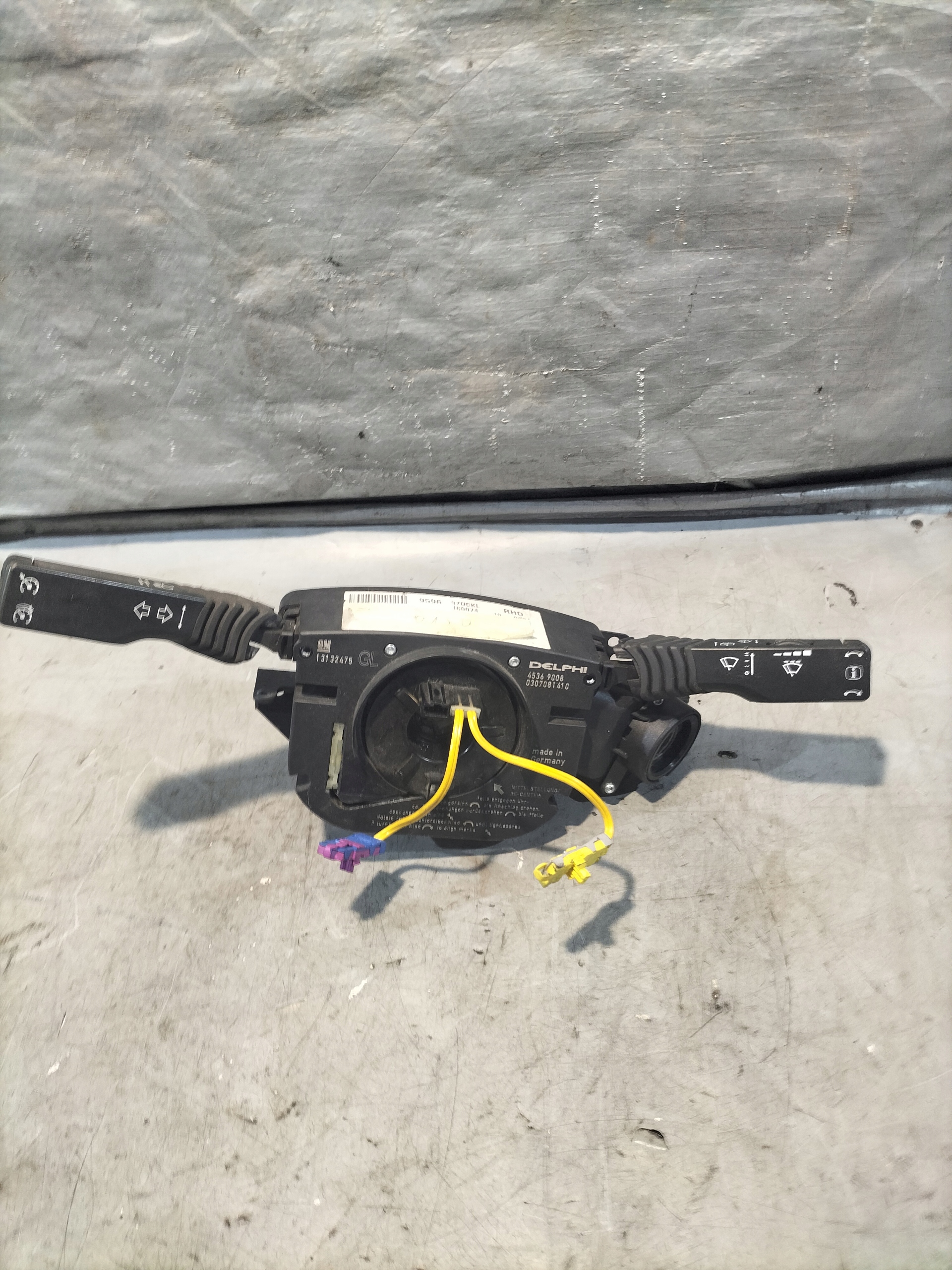 Opel vectra C , steering wheel levers and controls