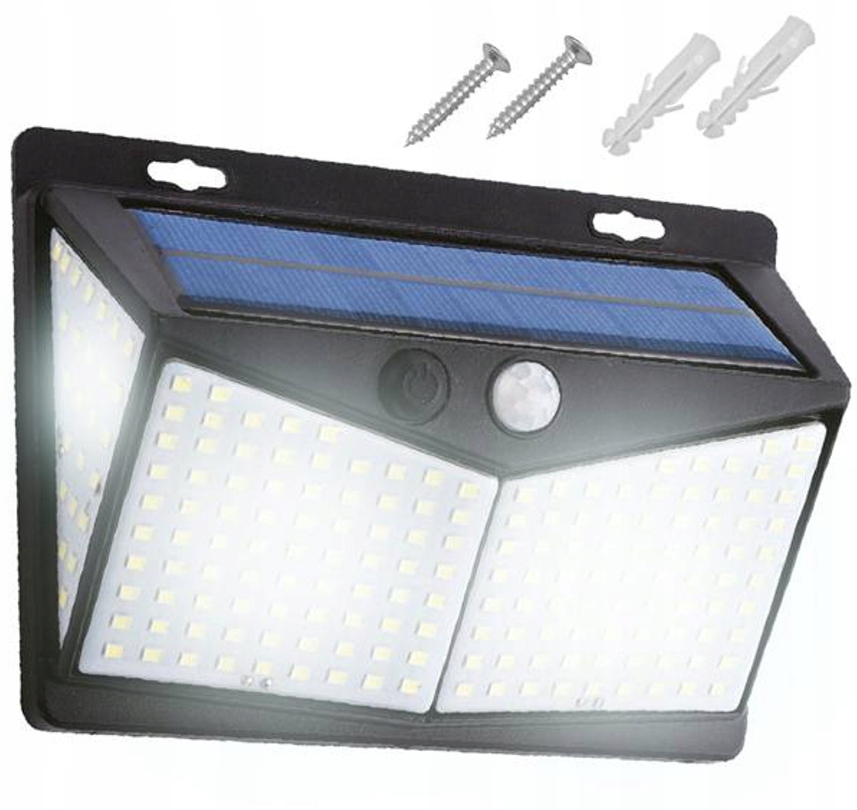 

Lampa Ścienna Solarna 208x Led 600LM Czujnik Ruchu