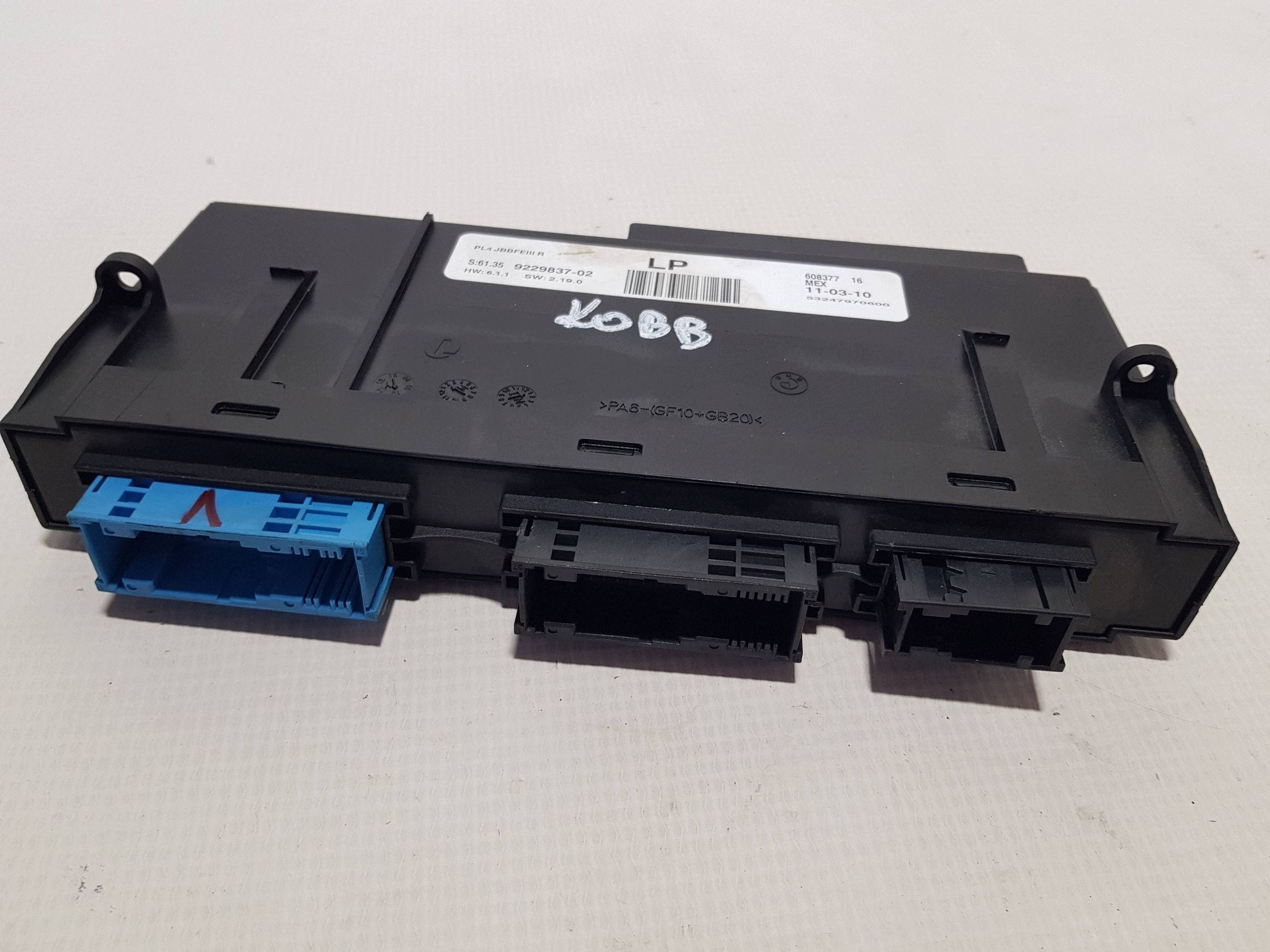 module control unit KOMFORTU BMW X5 E70 9229837 E71 X6 LCI LIFT