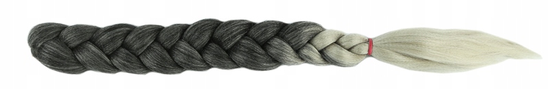 Włosy SYNTETYCZNE do warkoczyków KOLOROWE warkoczyki DOCZEPIANE LOW HEAT Marka Luvu