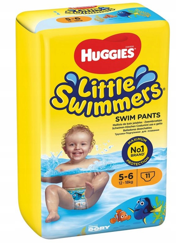 PIELUSZKA DO PŁYWANIA HUGGIES ROZMIAR 5-6 1 SZTUKA Marka Huggies