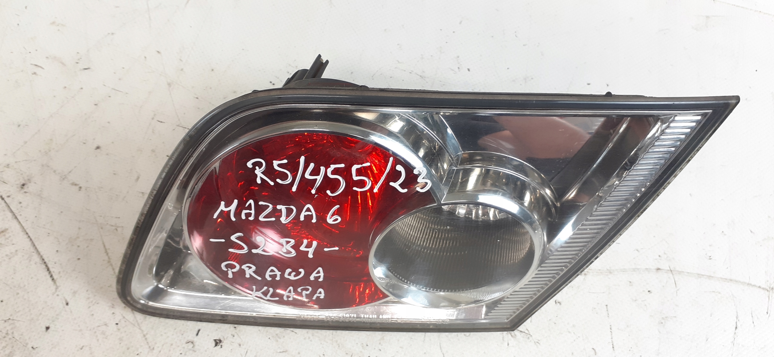 light bonnet right rear part Mazda 6 sedan 226-61971 R