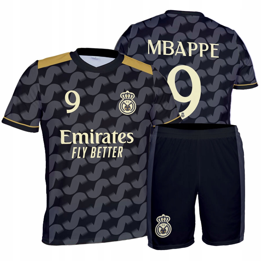 MBAPPE Real Madryt STRÓJ PIŁKARSKI Komplet KIBICA KOSZULKA + SPODENKI