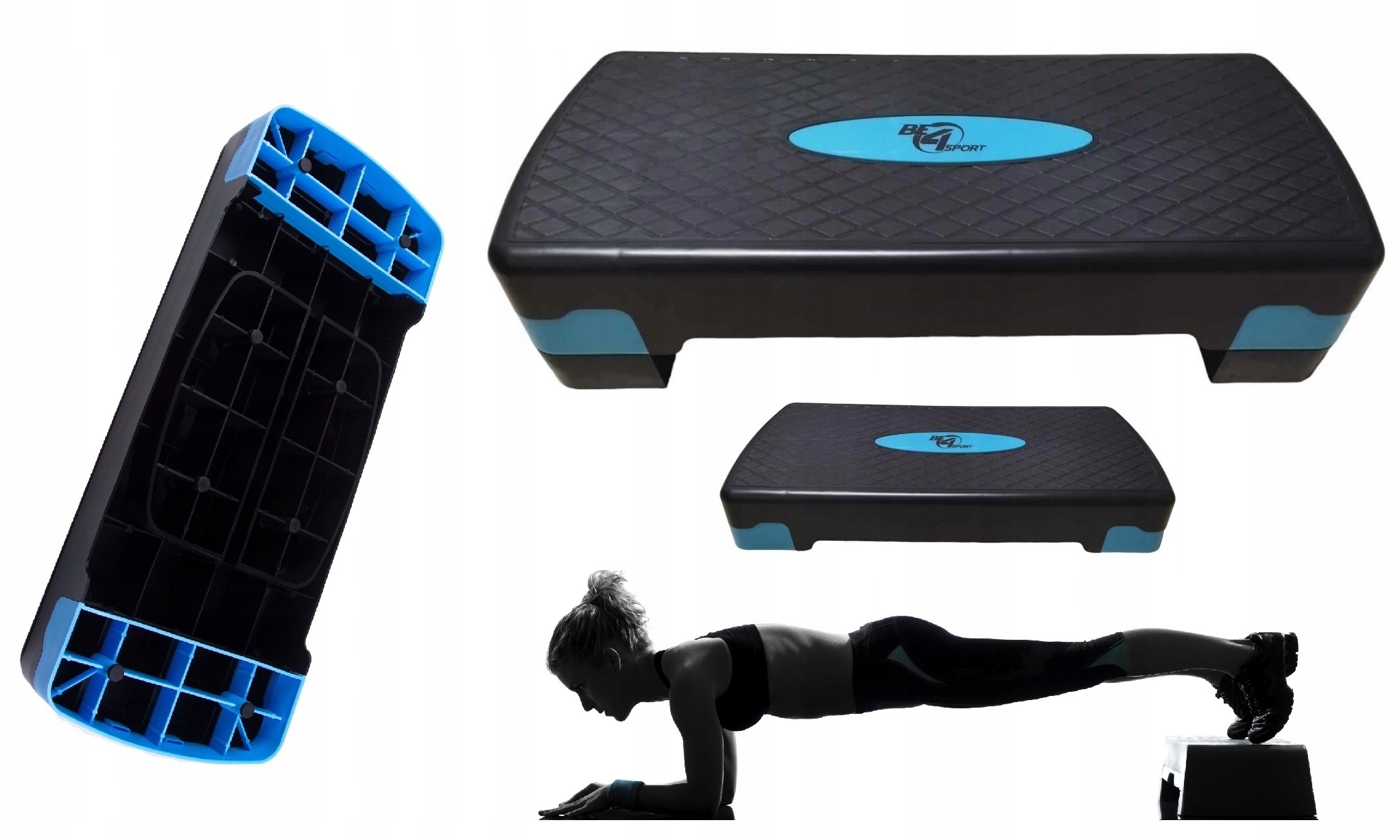 Step Do Ćwiczeń Fitness AerobikPodest Modułowy 2-stopnie Wytrzymały Kod producenta 5141