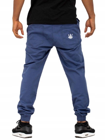 

Spodnie Jogger Jigga jakość Modne niebieskie M