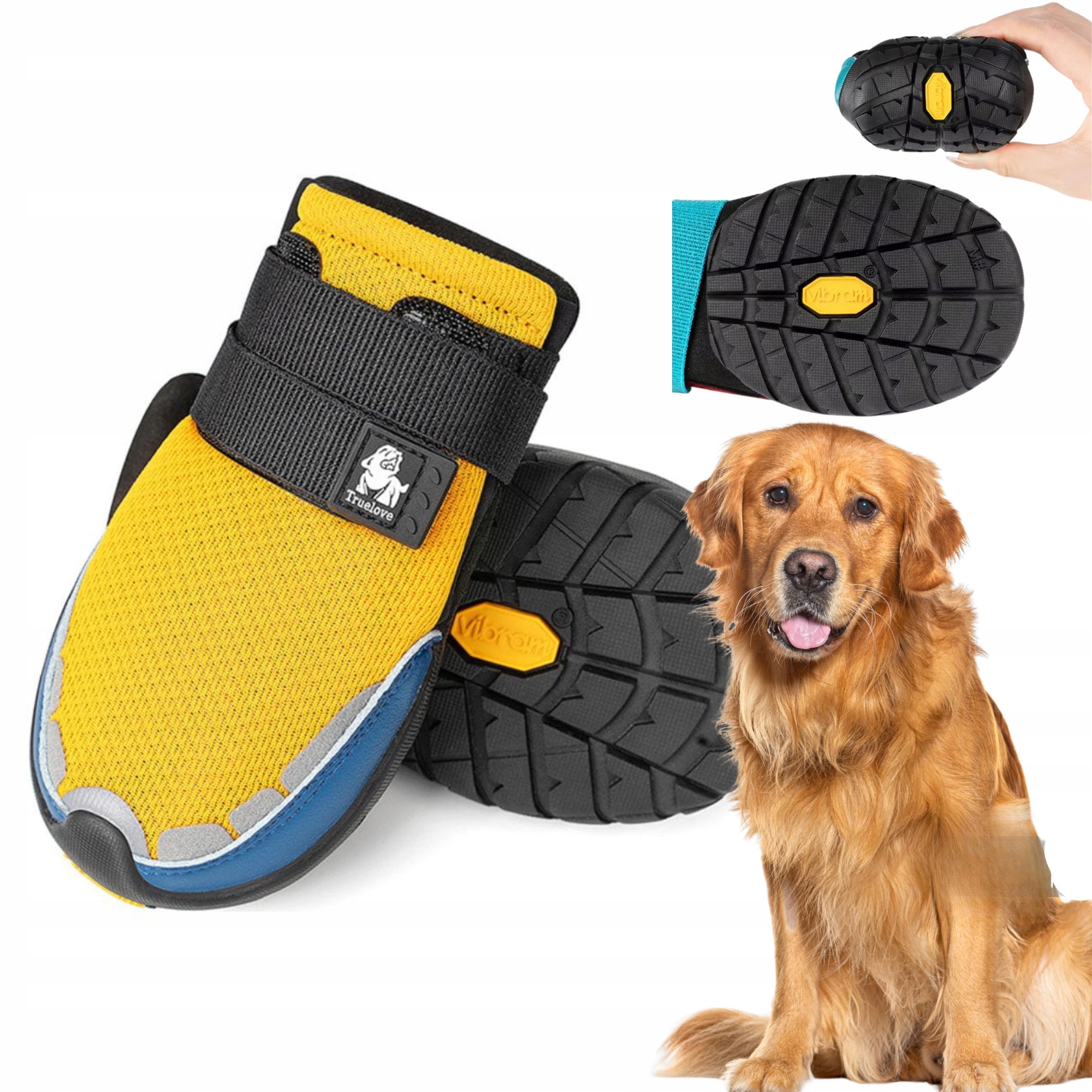 Boty Pro Psa Truelove On Track Podrážka Vibram XL (2 ks) 7,6 cm Žluté