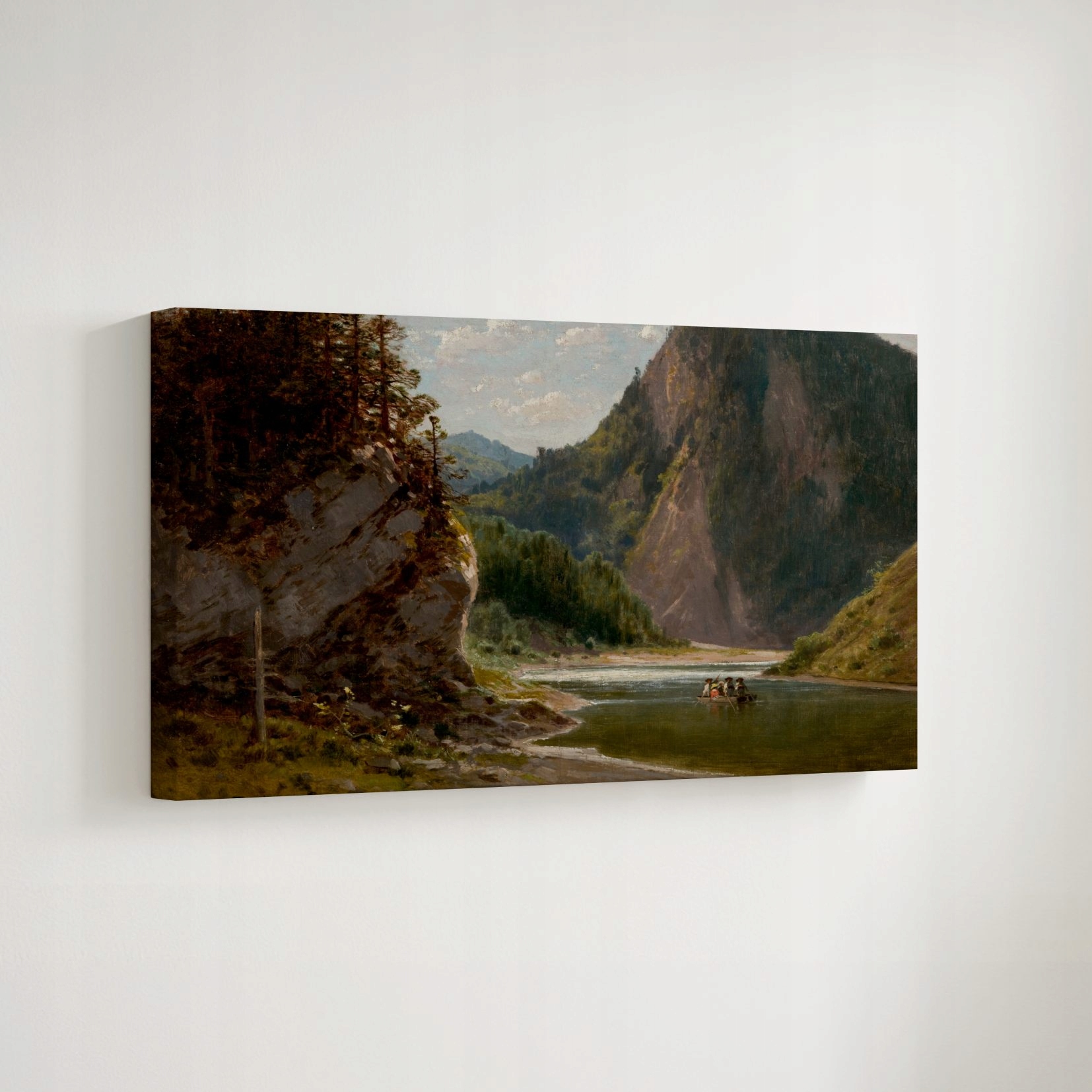 obraz na plátně „Dunajec“ Józef Szermentowski 1868r. 70x50cm