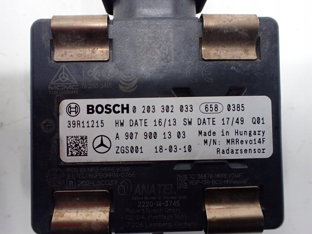 RADAR SENSOR DISTRONIC SPRINTER W907 W910 18R Producent części Mercedes-Benz OE