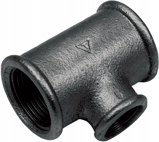 

Trójnik Redukcyjny Żeliwny Czarny 6/4x5/4x6/4