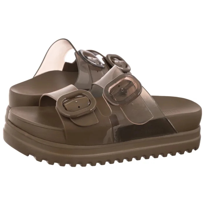 Dámské boty Nazouváky Melissa Cozy Platform Ad 36158 Light Brown Hnědé