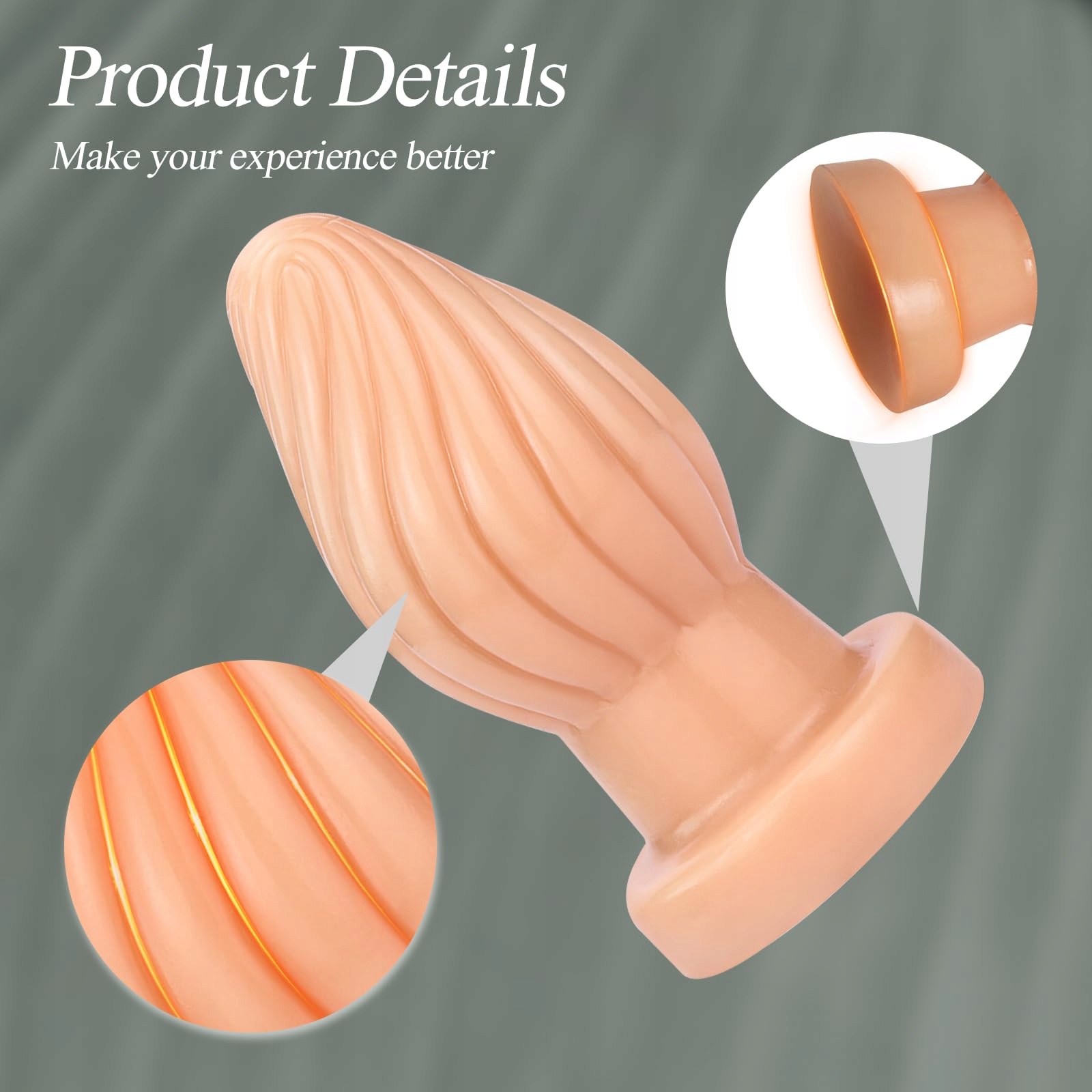 AMZII Korek Analny Dildo Analkugeln Dla Kobiet Mężczyzn Duży Masturbator — miniatura 2