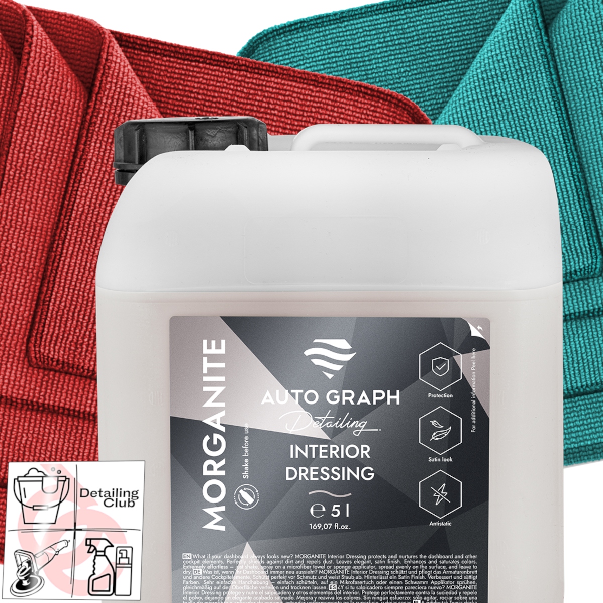 Auto Graph MORGANITE Interior Dressing Plastiki Kokpit Wnętrze Satyna 5L