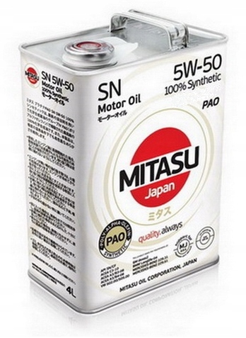 

Japoński Olej Mitasu (pao) Sn 5W-50 4L MJ-113