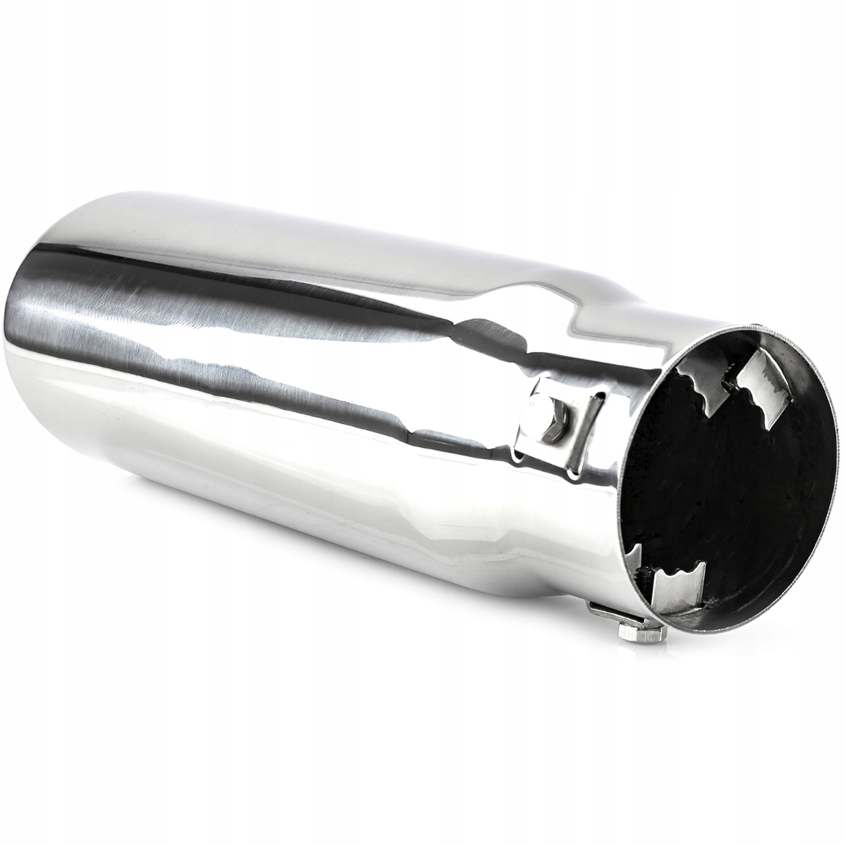 KOŃCÓWKA WYDECHU NIERDZEWNA CHROM 86/66MM OWALNA Stan opakowania oryginalne