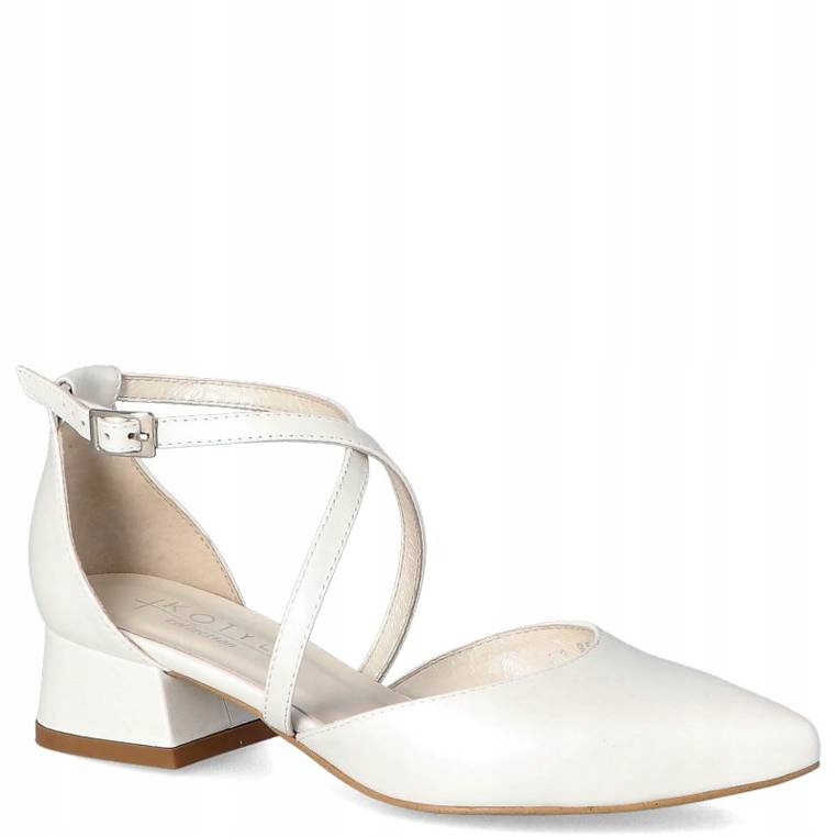 Nízké svatební lodičky Kotyl 9917 Ecru Perla 35