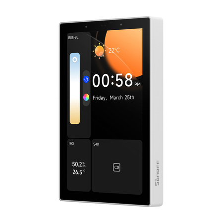 Ovládací panel WiFi/Bluetooth/ZigBee Matter NSPanel Pro 120 (biely)