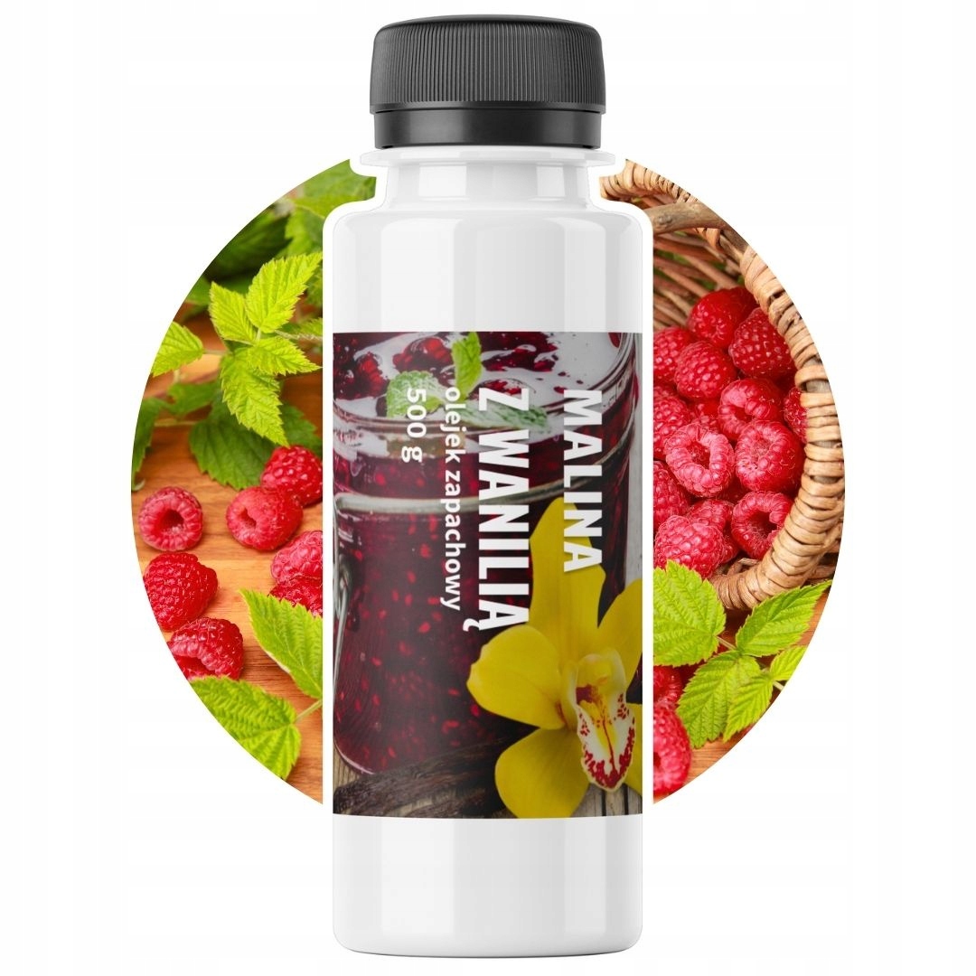 Vonný olej Malina S Vanilkou 500g do svíček, mýdla