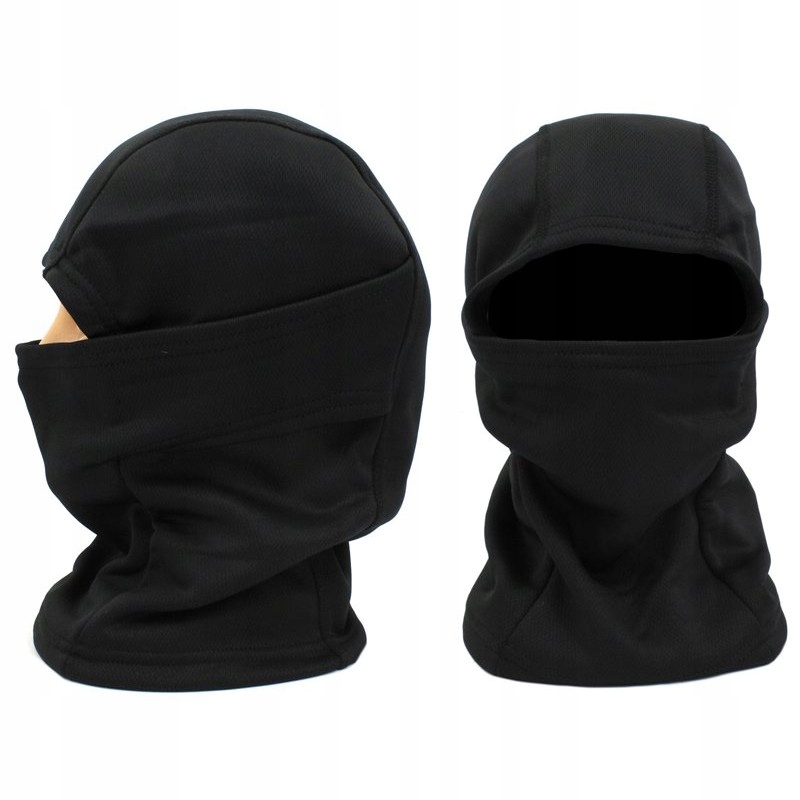 

Kominiarka Balaclava Ciepła Czapka Balaklawa czarn
