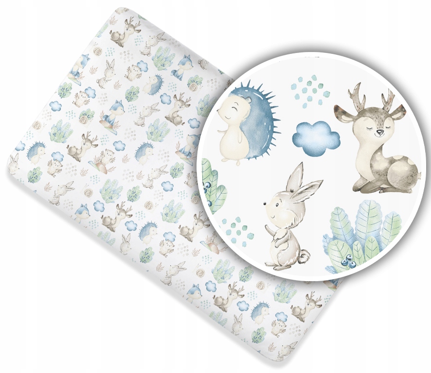 PRZEŚCIERADŁO BAWEŁNIANE DO DOSTAWKI 90x50 WZORY!