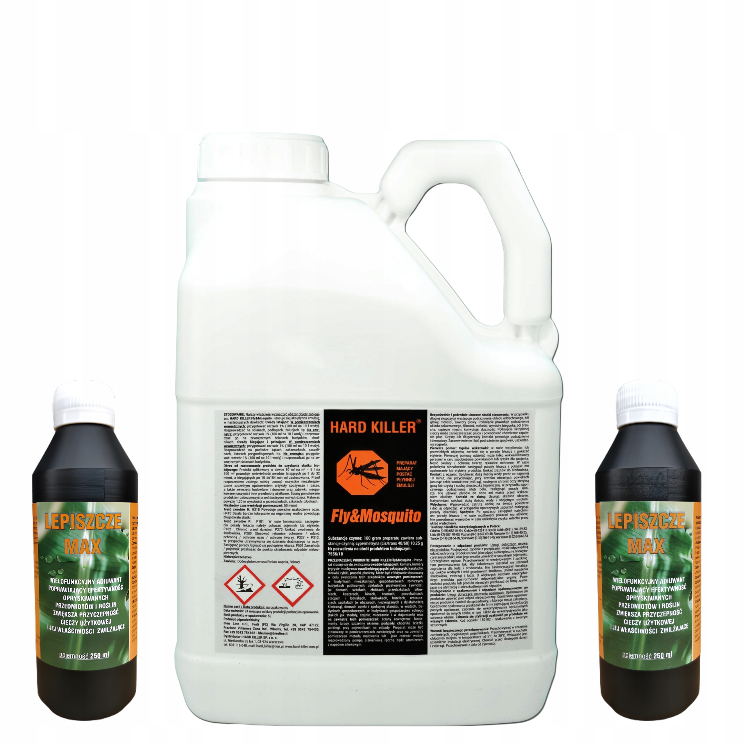 Na Komary Kleszcze Skuteczny Oprysk Preparat Hard Killer 5L Koncentrat