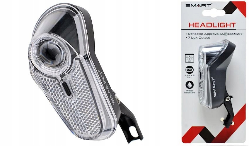 Reflektor Lampka Przód Smart Na Widelec Baterie 2x Aaa BL130W Led 2 Tryby