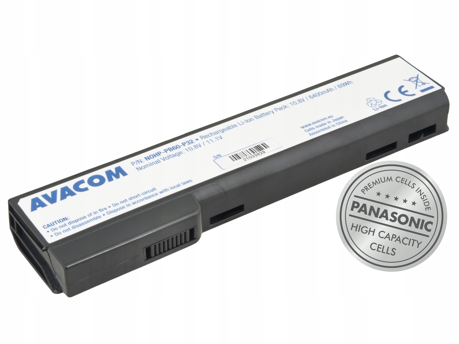Batéria Avacom pre Hp ProBook 6360b, 6460b series Li-Ion 10, 8 V 6400mAh…