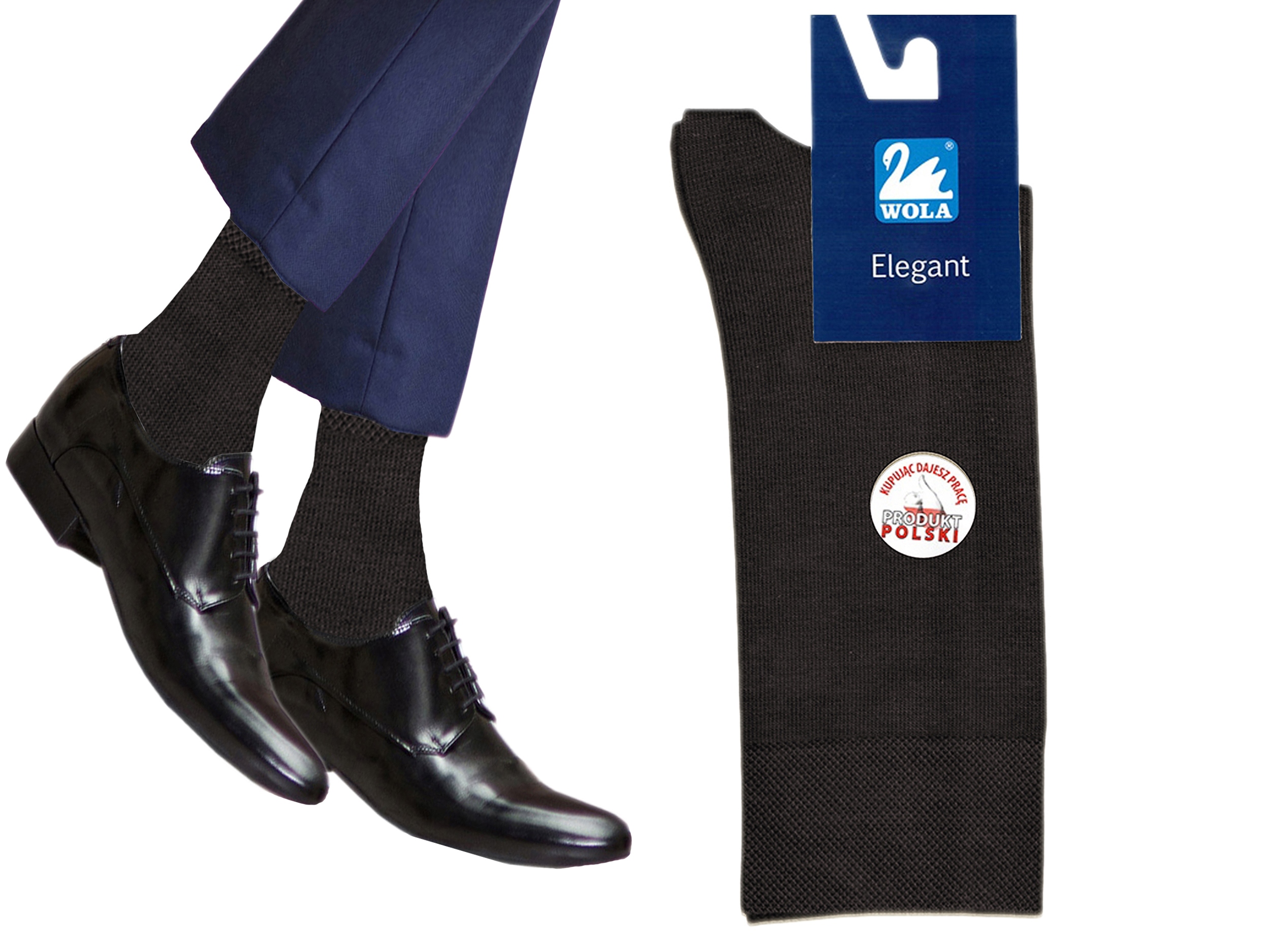 

Skarpetki Wola Elegant garniturowe brown M9A 42-44