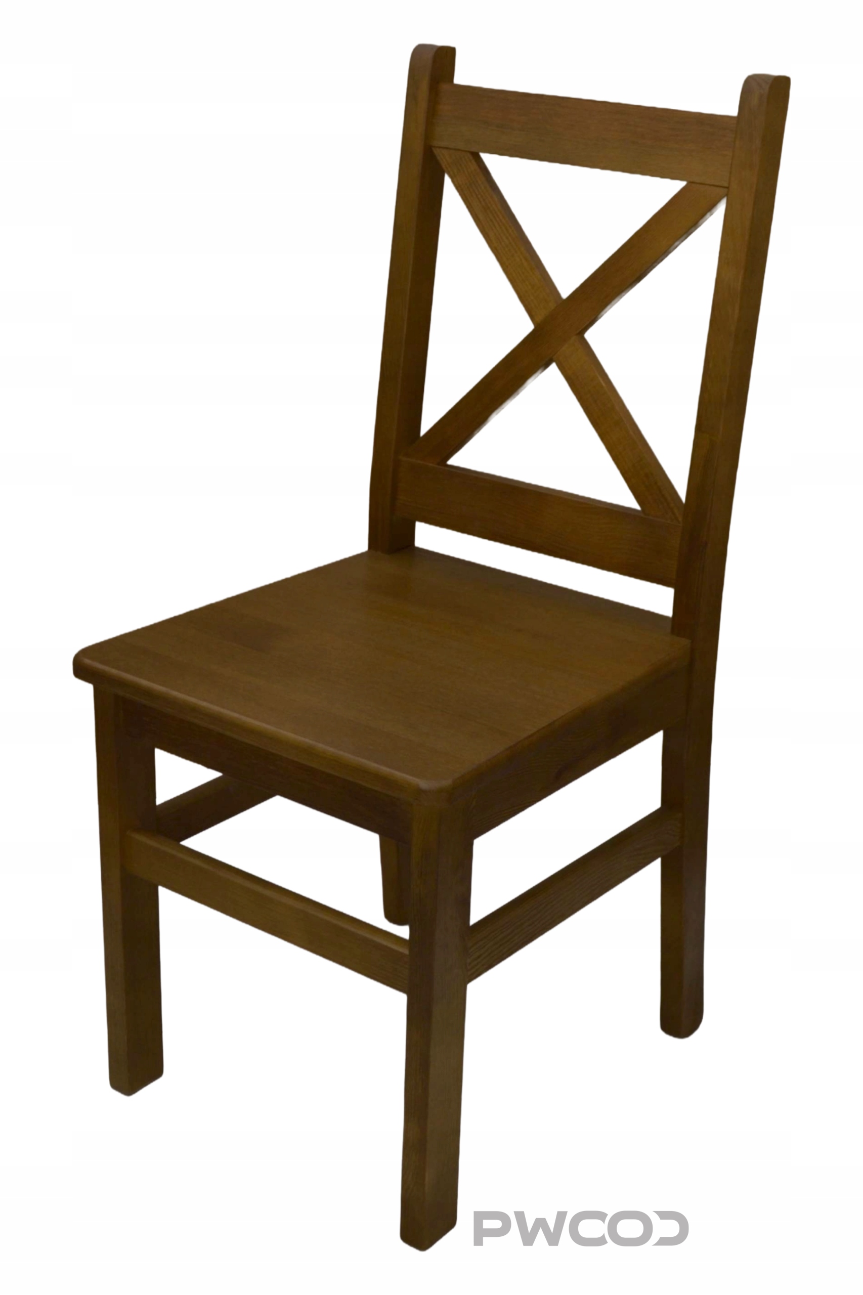 Dřevěné Křeslo, barva dub, křížek Px