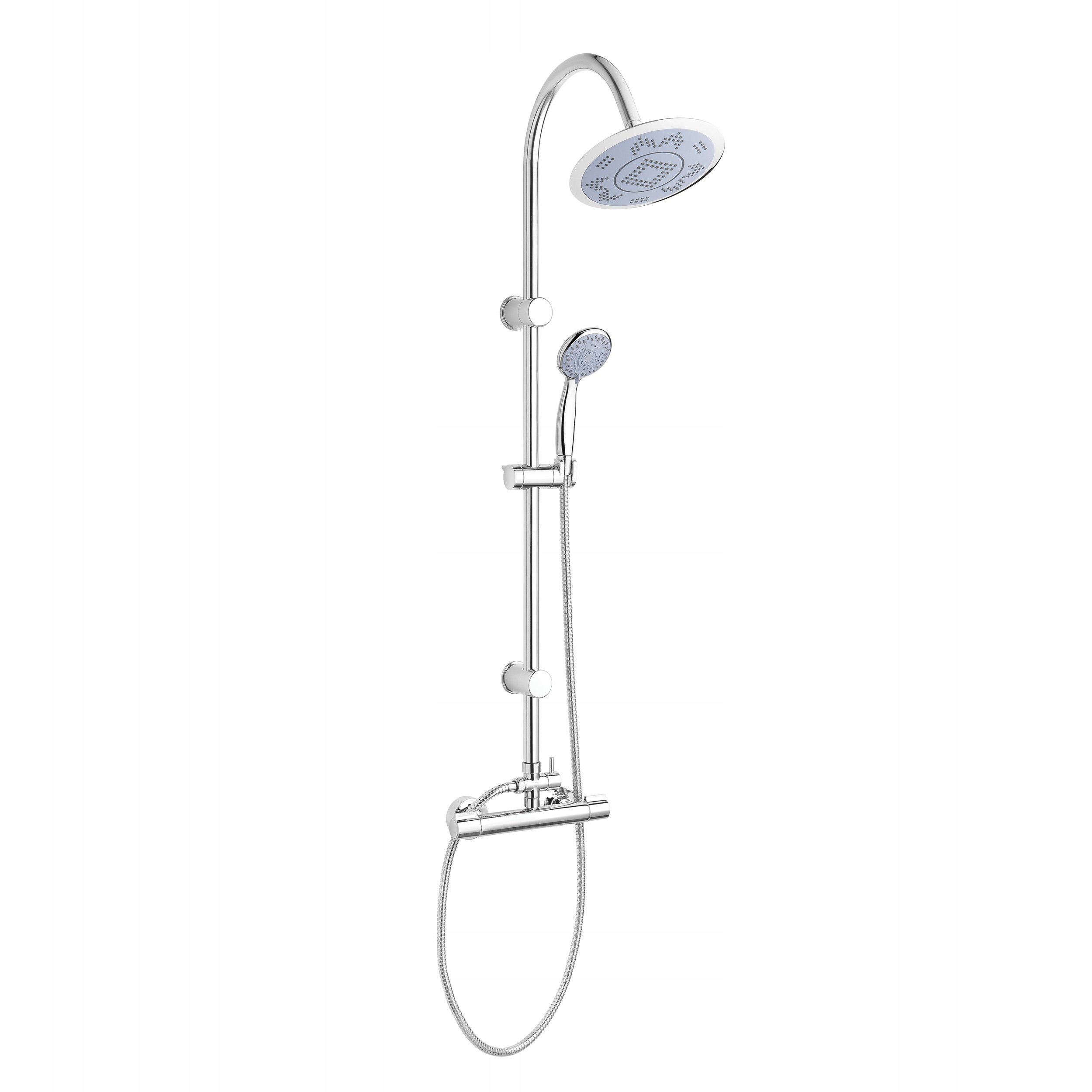 Invena Dešťová sprcha Gracja s termostatickou baterií, chrom, AU-15-D01-C.