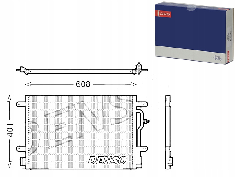 конденсатор Радиатор кондиционера Denso 8FC35130024