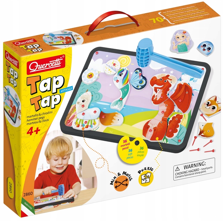 

Quercetti Przybijanka Tap Tap Zwierzęta 040-2860