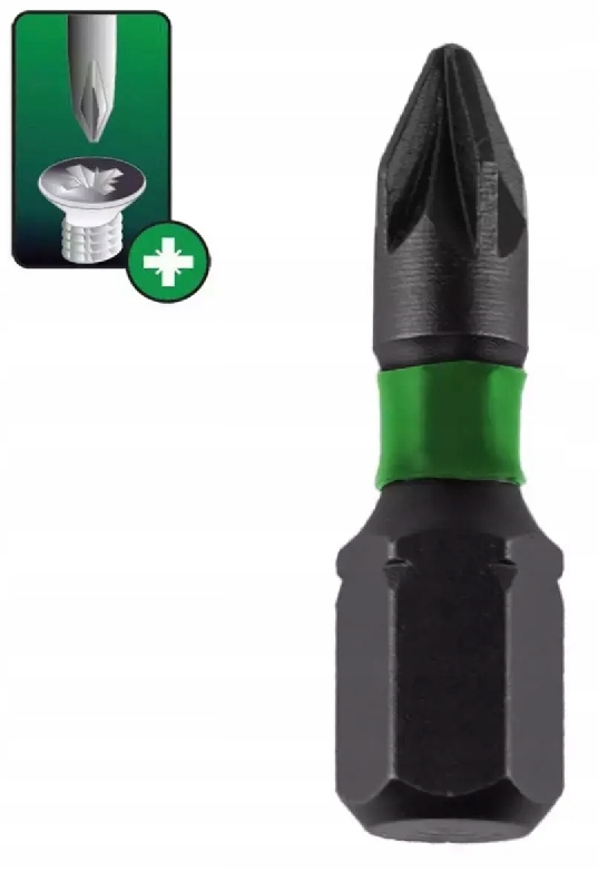 BIT GROT KOŃCÓWKA PZ3 x 25mm udarowy DEDRA