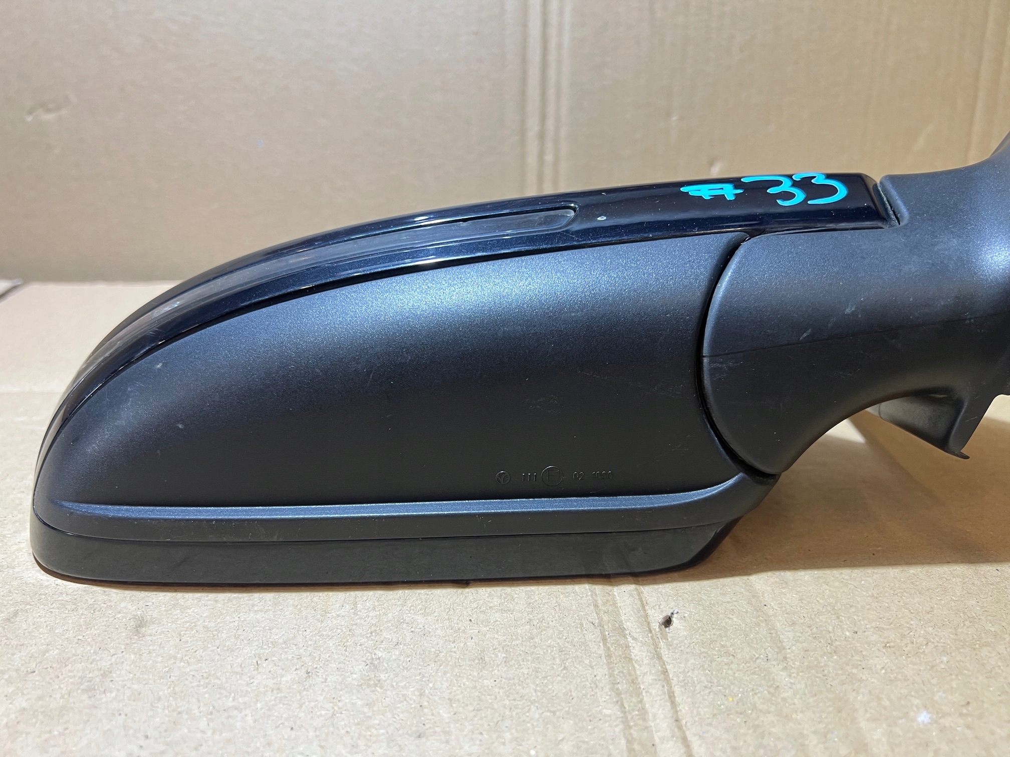 AUDI A3 8P 3D LIFT mirror right 6 PIN LZ9Y UK