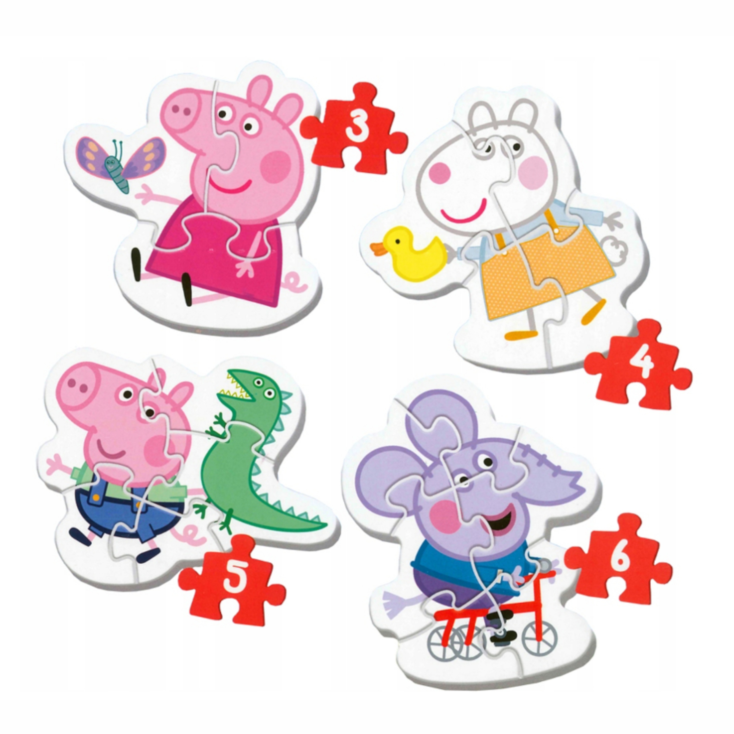 Puzzle Baby Classic Świnka Peppa Urocza Świnka Peppa TREFL 2+ 36086 EAN (GTIN) 5900511360868