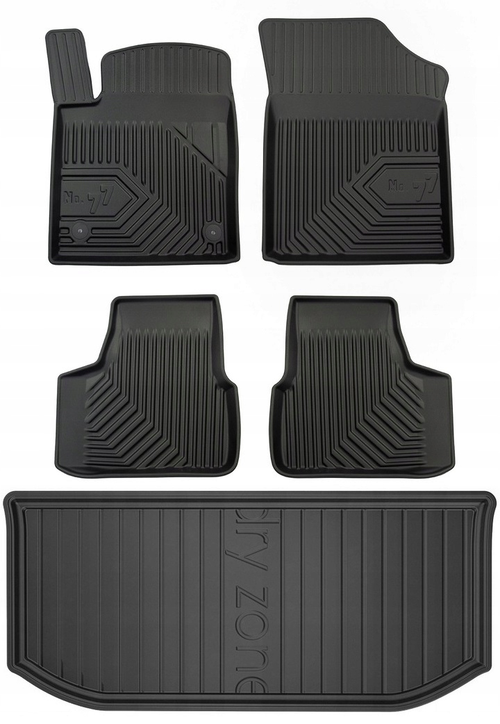 Set 77 Koberce a rohože Seat Mii Hatchback 2011-2019 g
