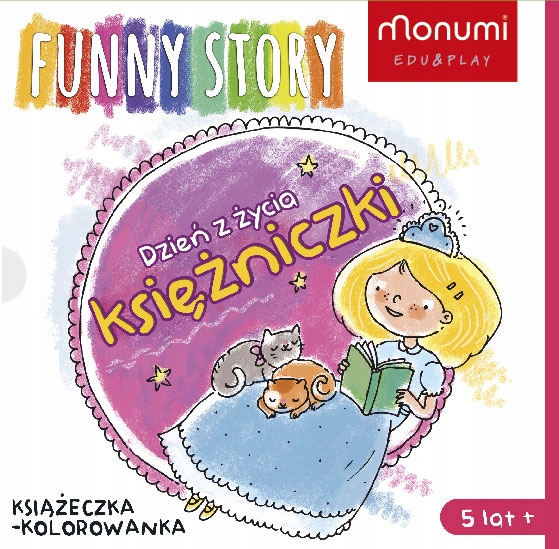 

Monumi harmonijka książeczka kolorowanka Księżna