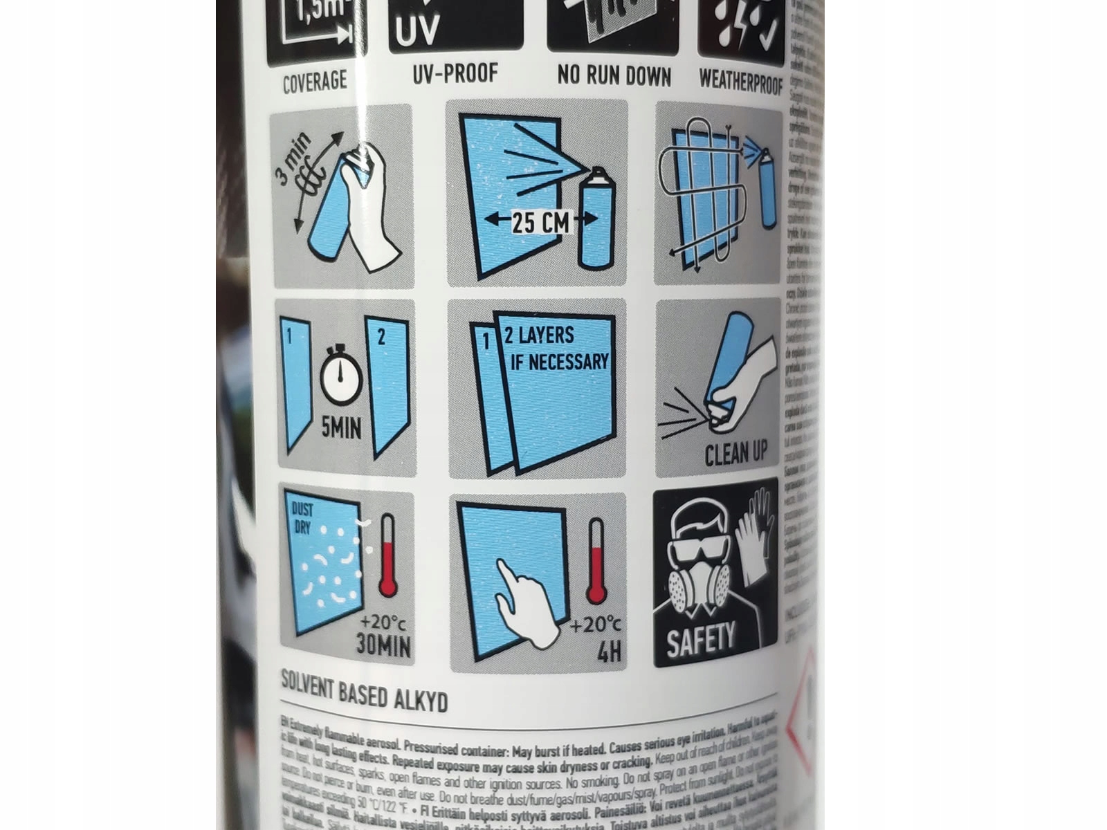 LAKIER SPRAY DO PRZYCIEMNIANIA LAMP CAR-REP 400ml Rodzaj akrylowe